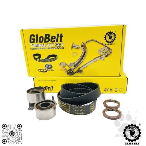 Globelt Timing Belt Kit Set For Toyota Sera (5EFE) (128Y26)