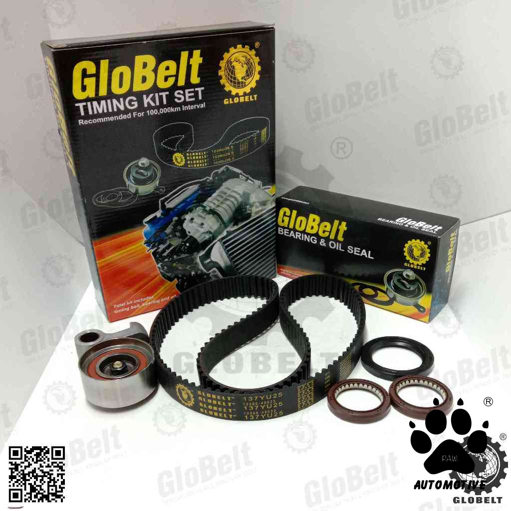 Globelt Timing Belt Kit Set For Toyota Supra Turbo 2.5 1JZGE  (137Y25)