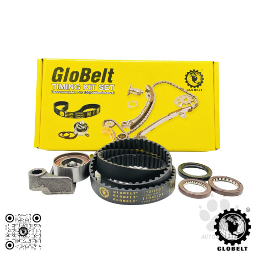 Globelt Timing Belt Kit Set For Toyota Levin 20V (Twin Cam) (Black Top)  (110R21)