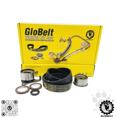 Globelt Timing Belt Kit Set For Toyota Corolla EE111 1.3 4EFE  (124YU26)