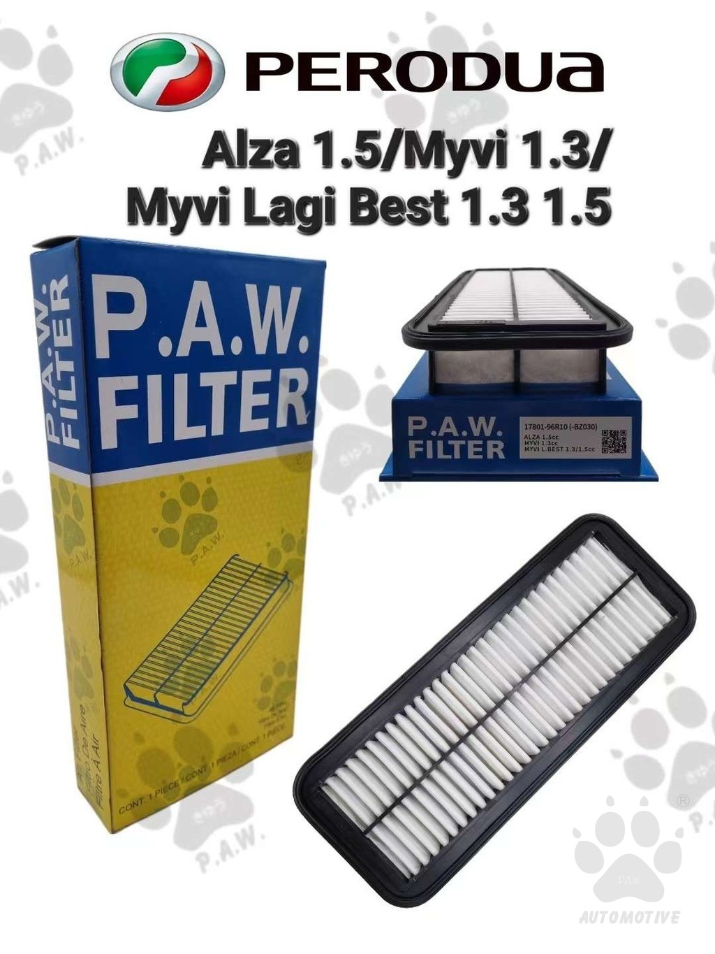 Air Filter for Perodua Myvi 1.3/1.5 & Alza 1.5 Myvi Lagi Best
