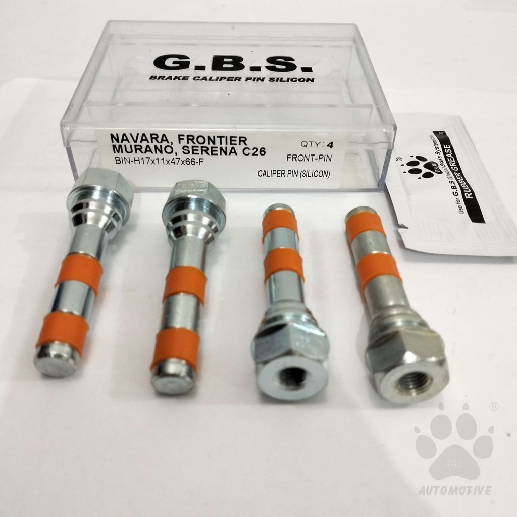 Second image of Front Disc Brake Caliper Pin for NISSAN NAVARA, FRONTIER, MURANO, SERENA C26 (HALF SET)