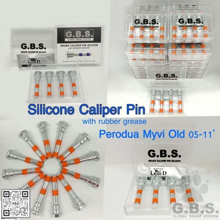 Front Disc Brake Caliper Pin for PERODUA MYVI & KEMBARA DVVT (HALF SET)