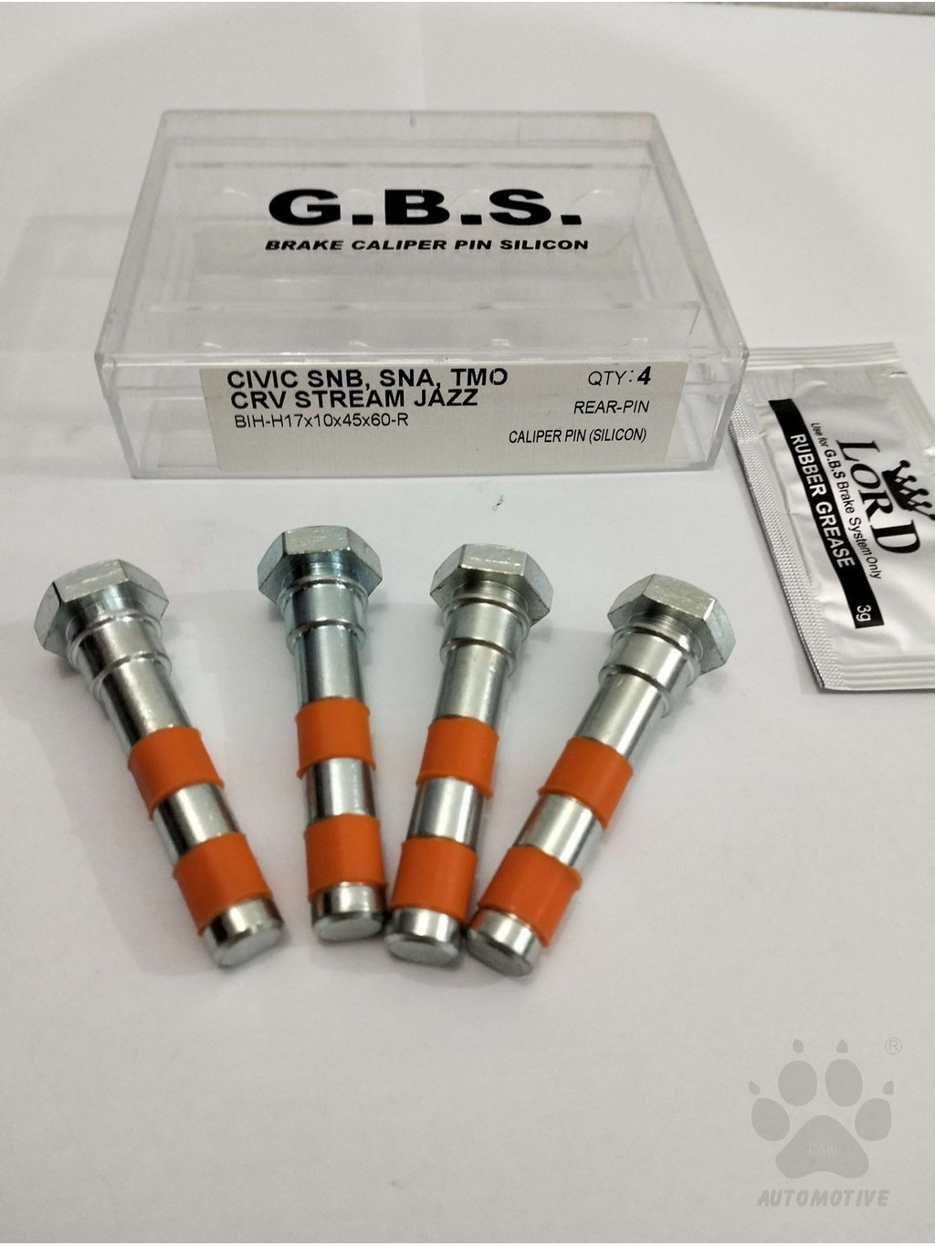 Rear Disc Brake Caliper Pin for HONDA CIVIC SNB, SNA, TMO CRV STREAM ODYSSEY INSIGHT JAZZ (HALF SET)