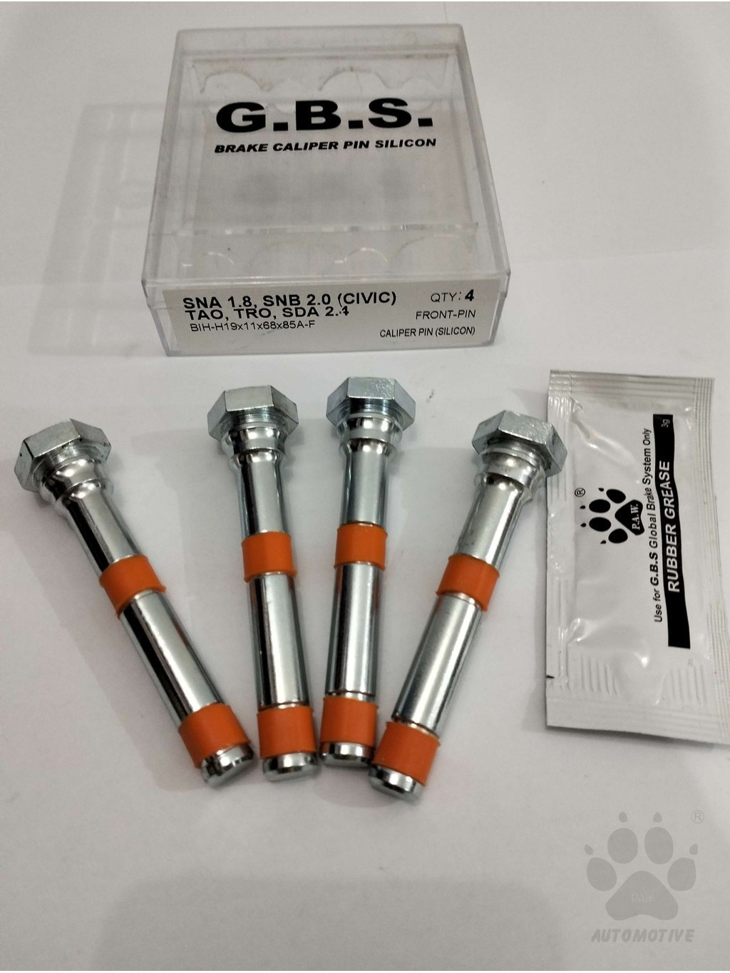 Front Disc Brake Caliper Pin for HONDA CIVIC SNA 1.8, SNB 2.0, TAO, TRO, SDA 2.4, HRV (HALF SET)