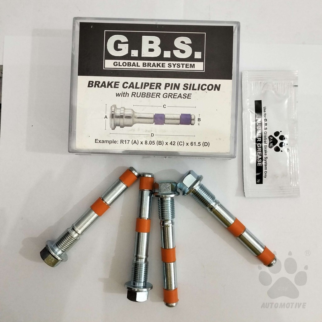 Second image of Front Disc Brake Caliper Pin for PROTON INSPIRA 1.8 2.0 & MITSUBISHI COLT MIRAGE LANCER EX (HALF SET)