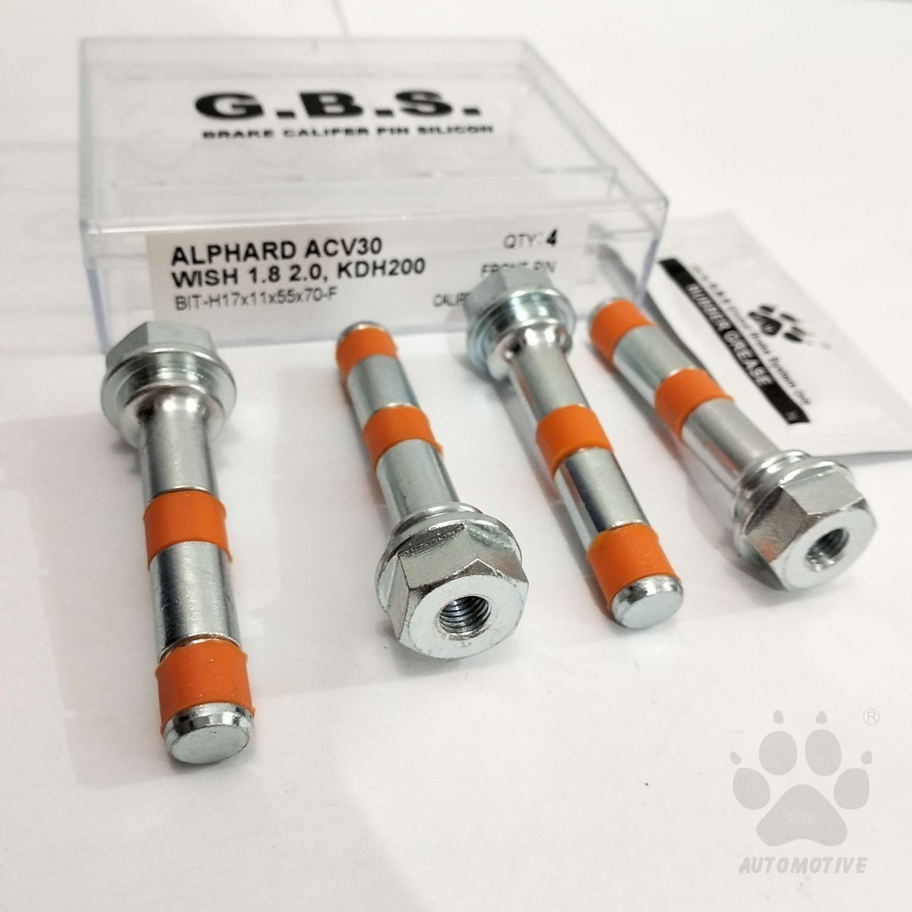 Disc Brake Caliper Pin for TOYOTA ALPHARD ACV30 WISH 1.82.0 TRH203, KDH200 MNH10, CALDINA TURBO GT4 (HALF SET)