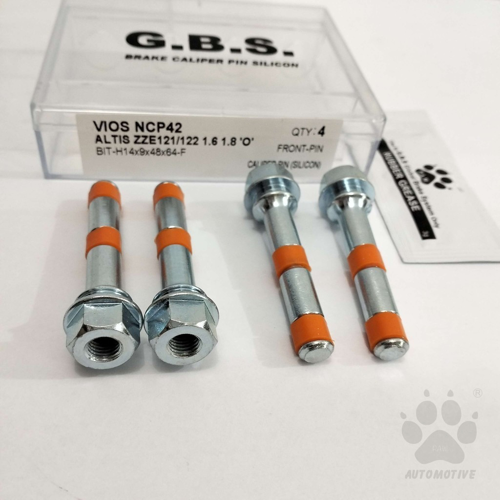 Second image of Front Disc Brake Caliper Pin for TOYOTA VIOS NCP42, ALTIS ZZE121 (1.6) (HALF SET)