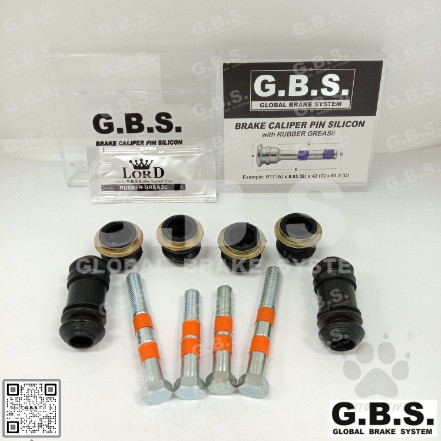 GBS Front Disc Brake Caliper Pin for PERODUA KANCIL 660 (FULL SET)