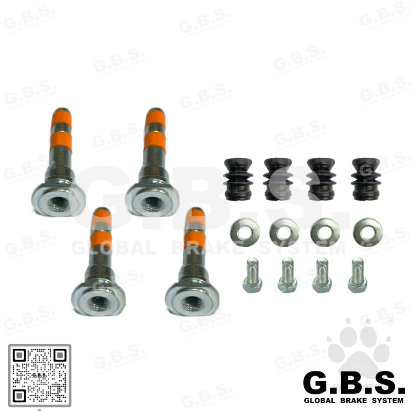GBS Front Disc Brake Caliper Pin for MITSUBISHI PAJERO, STORM L200 (FULL SET)