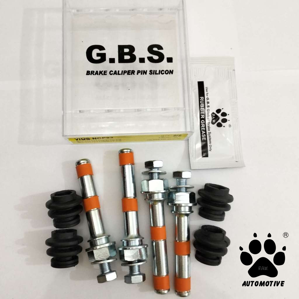 GBS Front Disc Brake Caliper Pin for TOYOTA VIOS NCP93, ISIS (FULL SET)