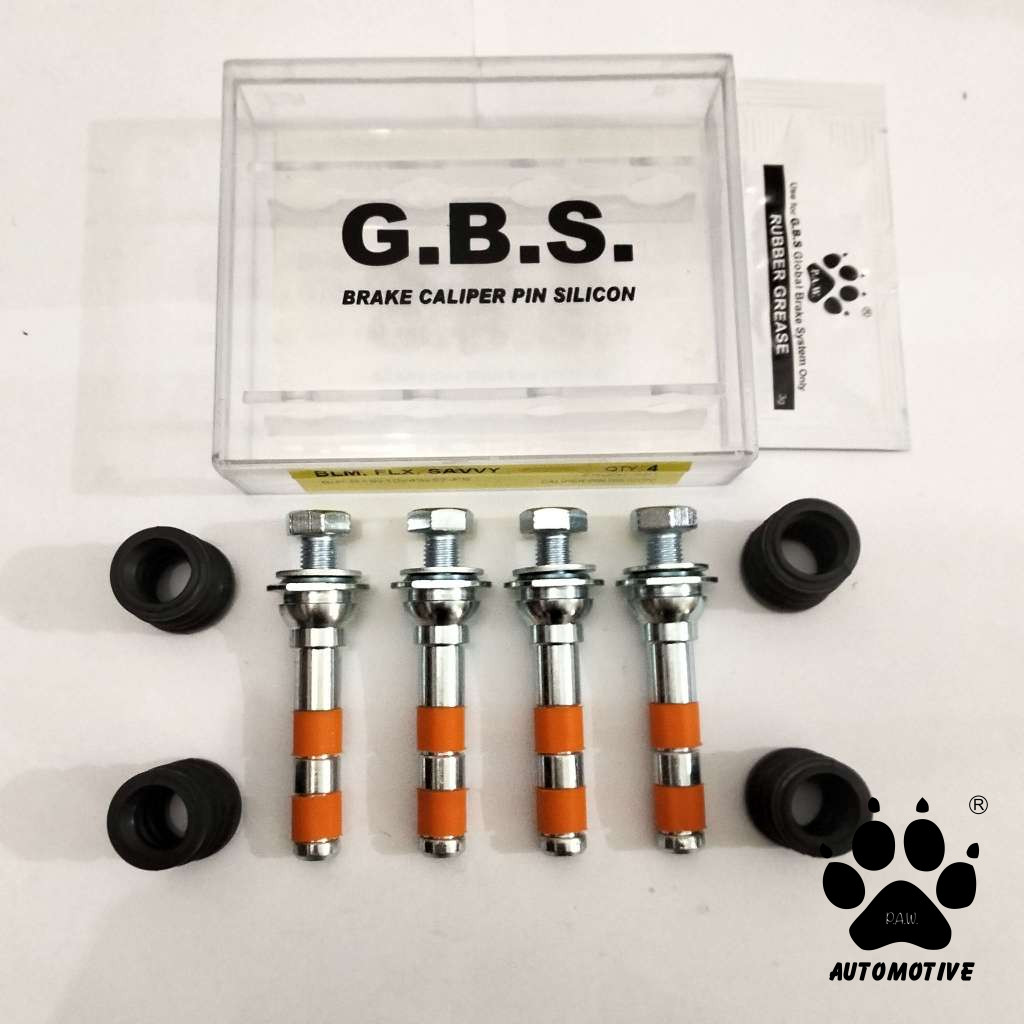 Second image of GBS Front Disc Brake Caliper Pin for PROTON BLM, FLX, SAVVY (FULL SET)