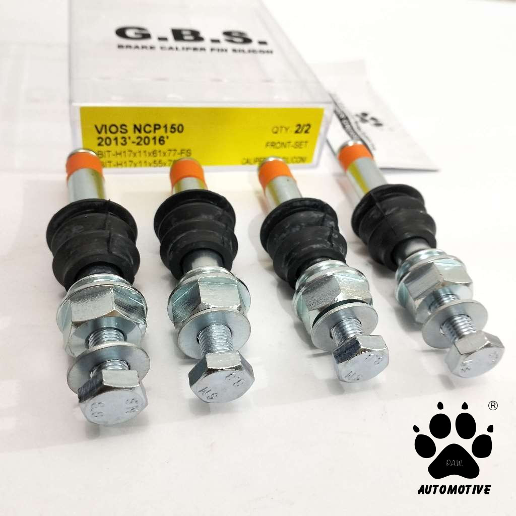 Second image of GBS Front Disc Brake Caliper Pin for TOYOTA VIOS NCP150, ACV40 (FULL SET)