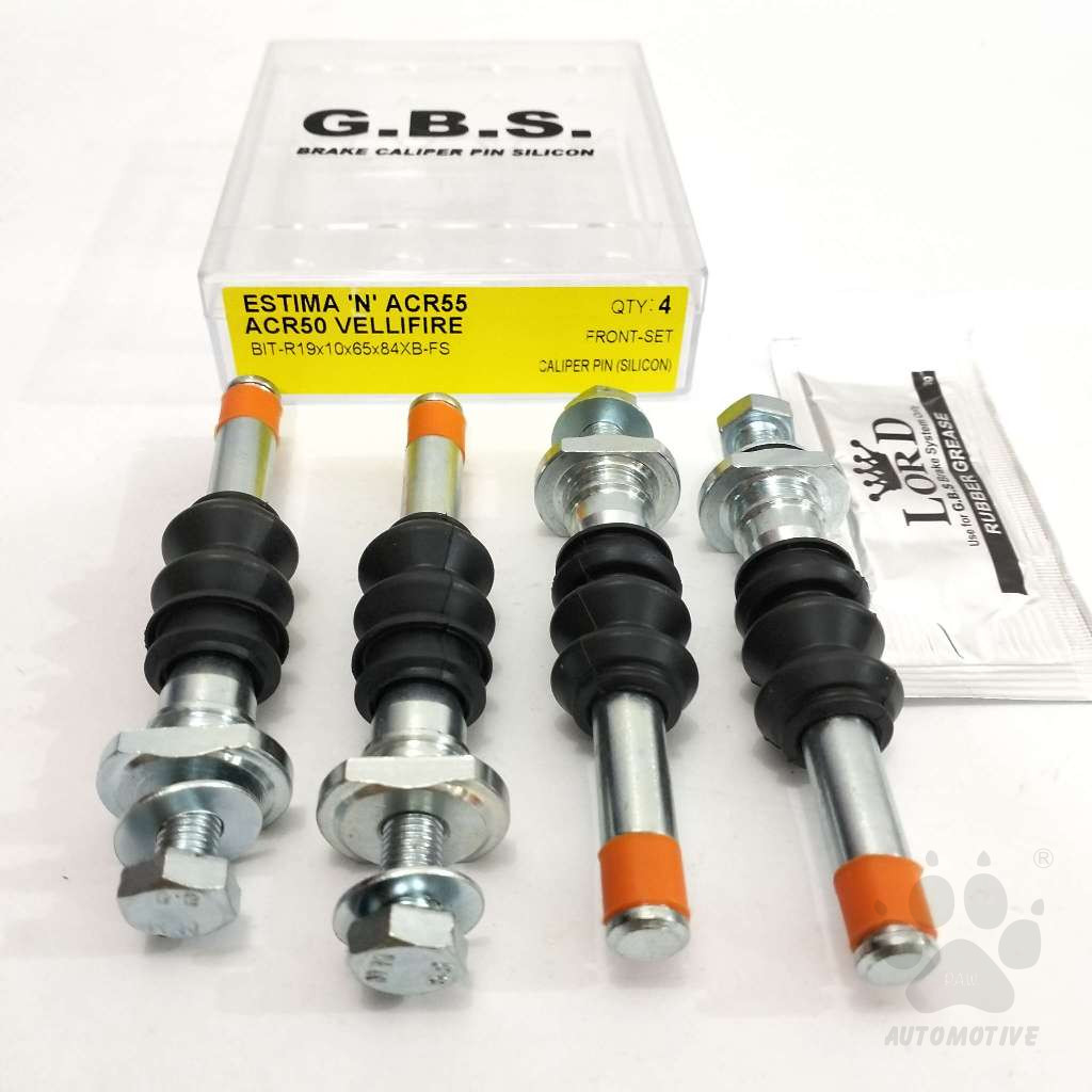 GBS Front Disc Brake Caliper Pin for TOYOTA ESTIMA AGH30 ACR55; ACR50 VELLFIRE (FULL SET)