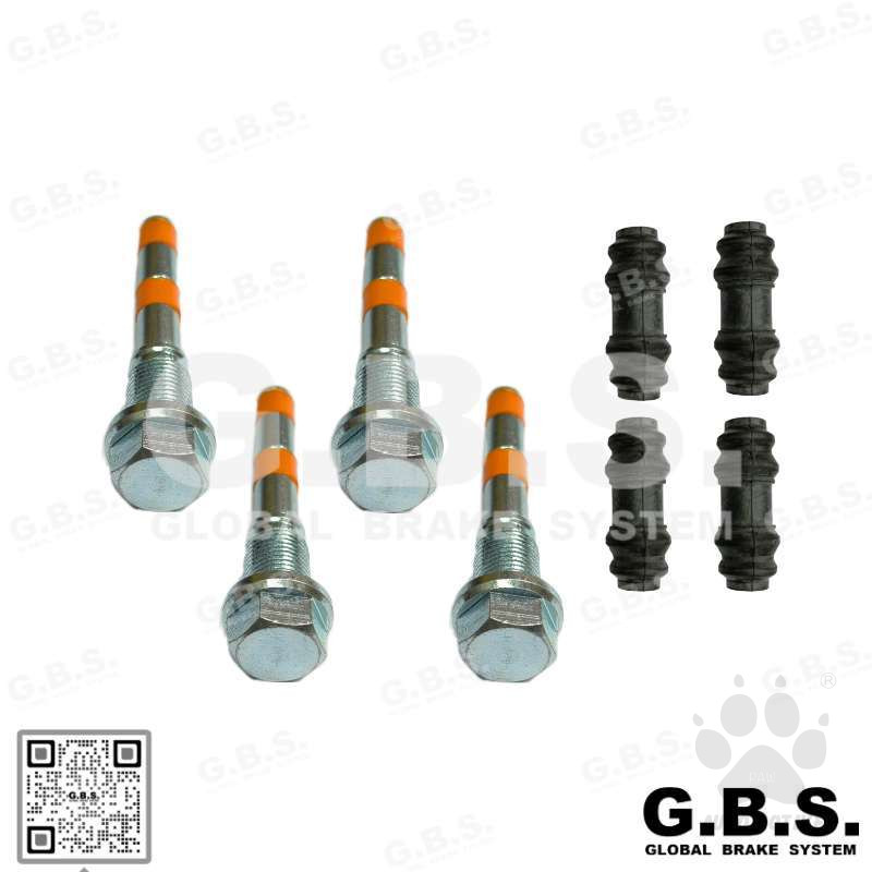 GBS Front Disc Brake Caliper Pin for KIA RIO, NAZA RIA V6, CARNIVAL GQ, PREGIO (FULL SET)