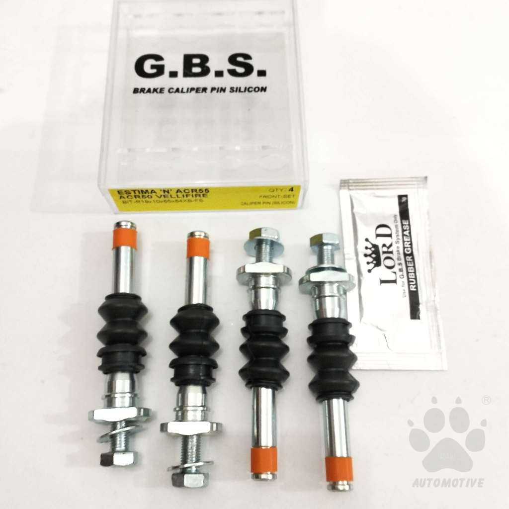Second image of GBS Front Disc Brake Caliper Pin for TOYOTA ESTIMA AGH30 ACR55; ACR50 VELLFIRE (FULL SET)