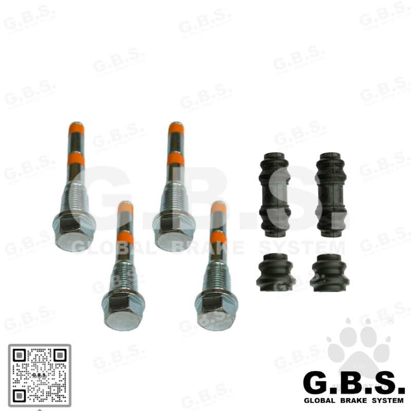 GBS Front Disc Brake Caliper Pin for MITSUBISHI PAJERO L049 L300 (FULL SET)