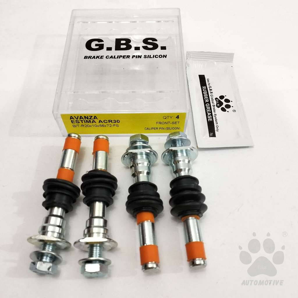 GBS Front Disc Brake Caliper Pin for TOYOTA AVANZA, ESTIMA ACR30 (FULL SET)