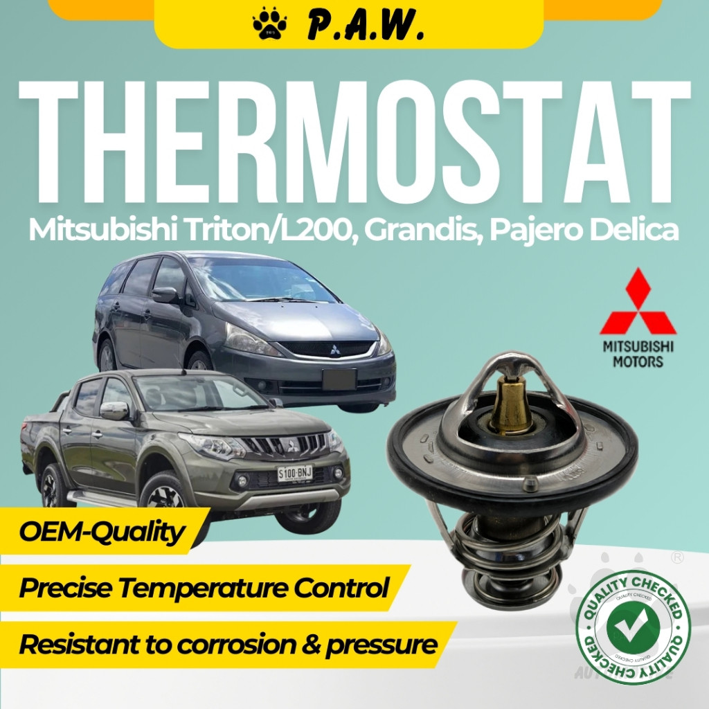 Thermostat for Mitsubishi Triton/L200, Grandis, Pajero Delica 82°C (With Oring)