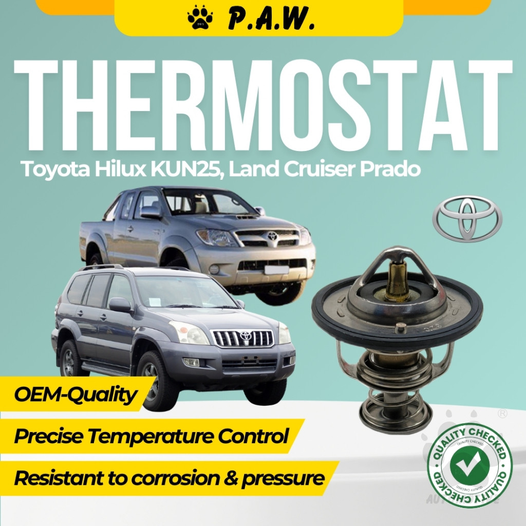 Thermostat for Toyota Hilux KUN25, Land Cruiser Prado 71°C (With Oring) (SPECIAL SIZE)