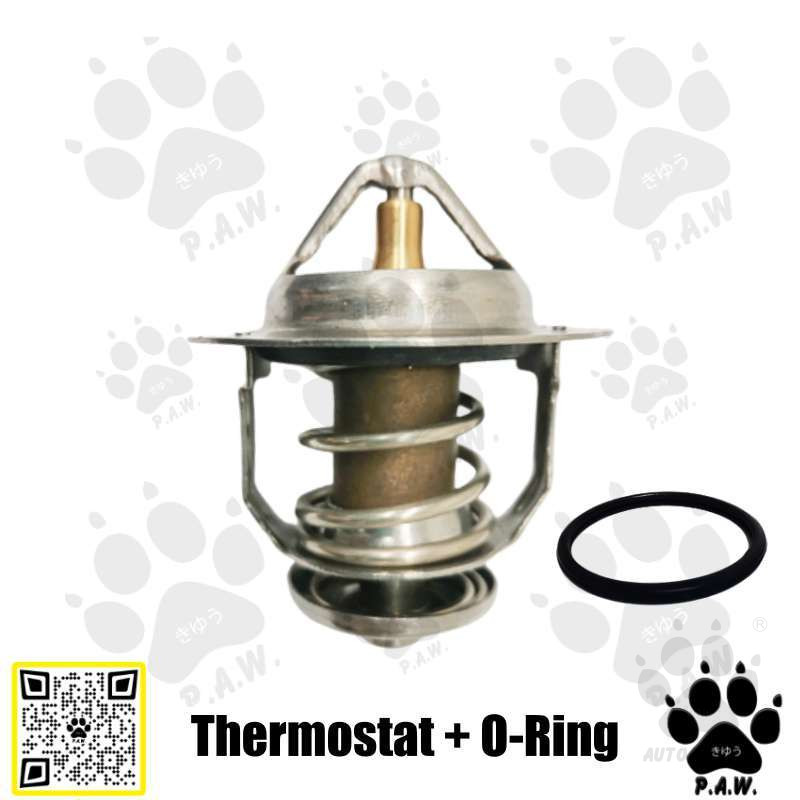 Second image of Thermostat for Mitsubishi Pajero L049, Storm 4D56, Canter & Kia Pregio 82°C (With Oring)