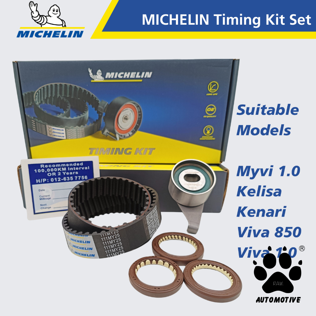 MICHELIN Perodua Kelisa, Kenari, Myvi 1.0, Viva 850, Viva 1.0 Timing Kit Set 111Y25
