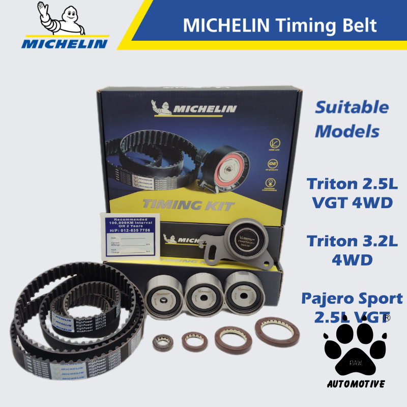 MICHELIN Mitsubishi Triton 2.5 VGT 4WD, Triton 3.2 4WD, Pajero Sport VGT Timing Kit Set 154RU25 99YU19