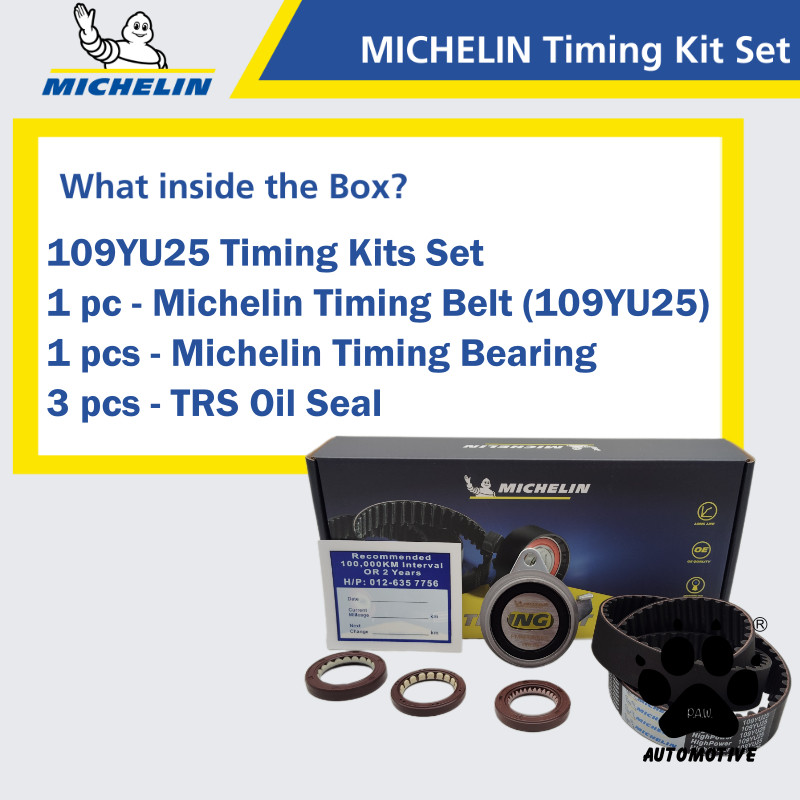 Second image of MICHELIN Proton Waja 1.6 Timing Kit Set 109YU25