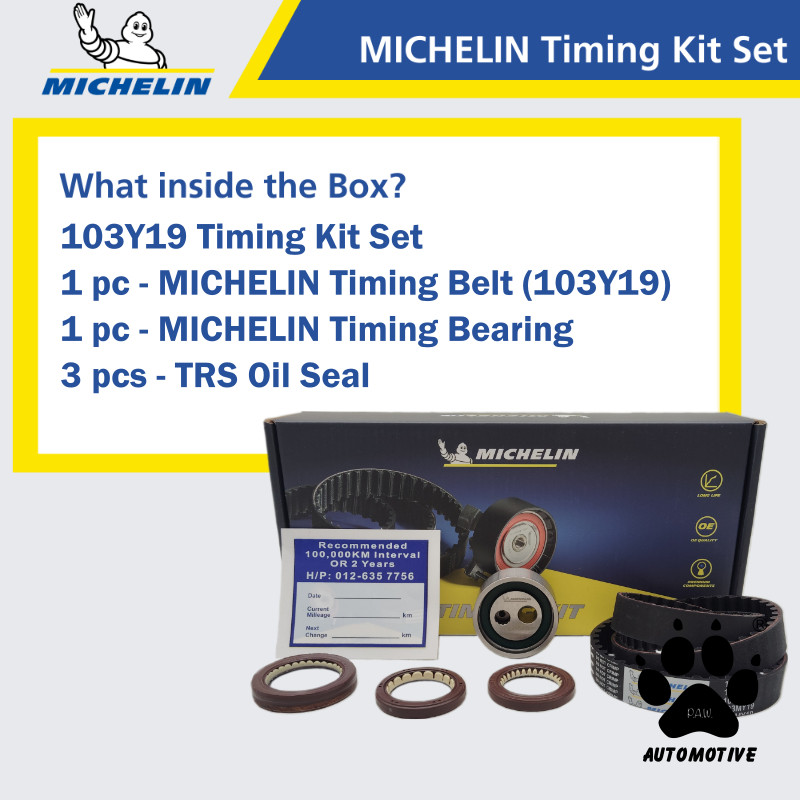 Second image of MICHELIN Perodua Kancil 850 Timing Kit Set 103Y19