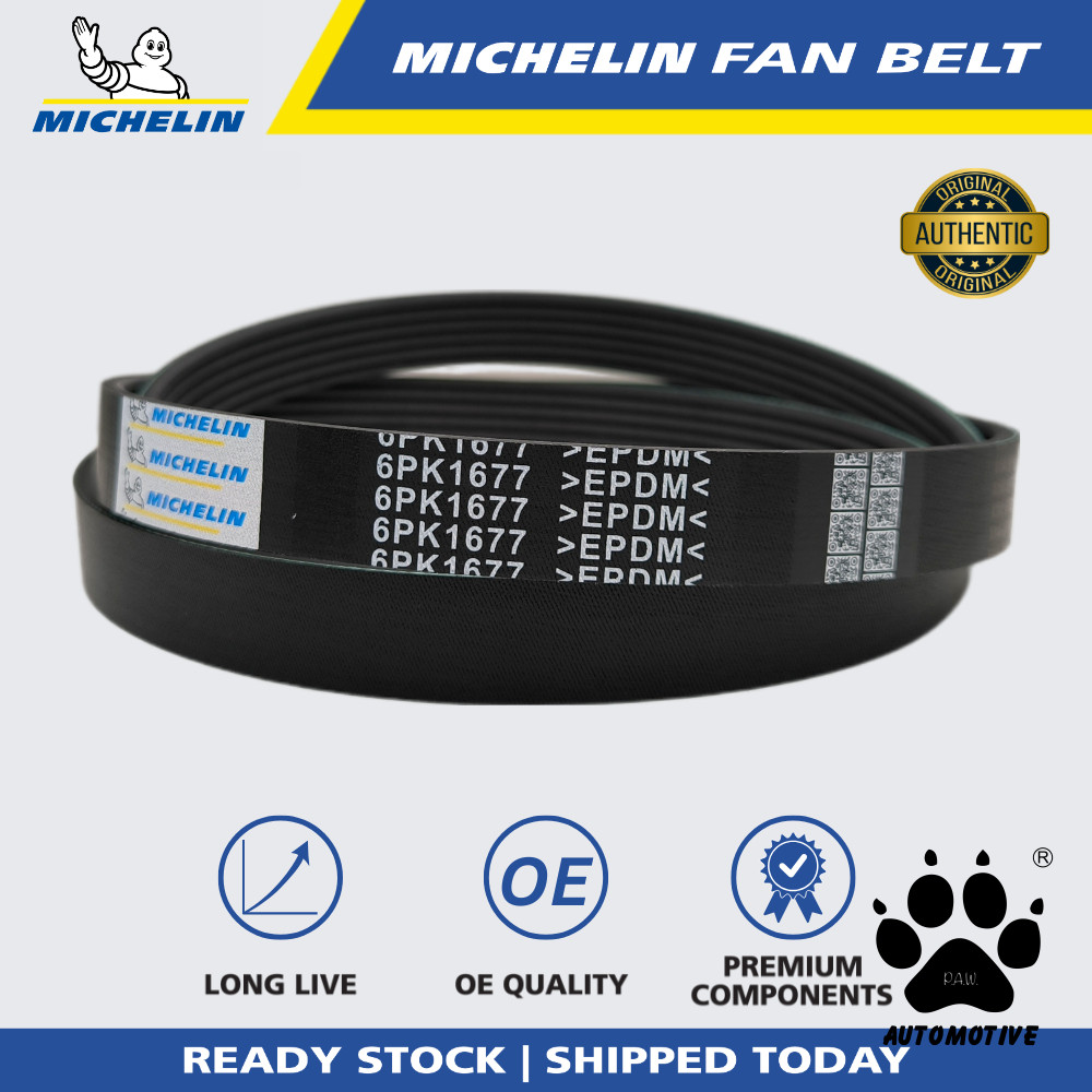 MICHELIN Proton Gen2, Saga Blm, Satria Neo, Exora Fan Belt (6PK1675 / 6PK1677)