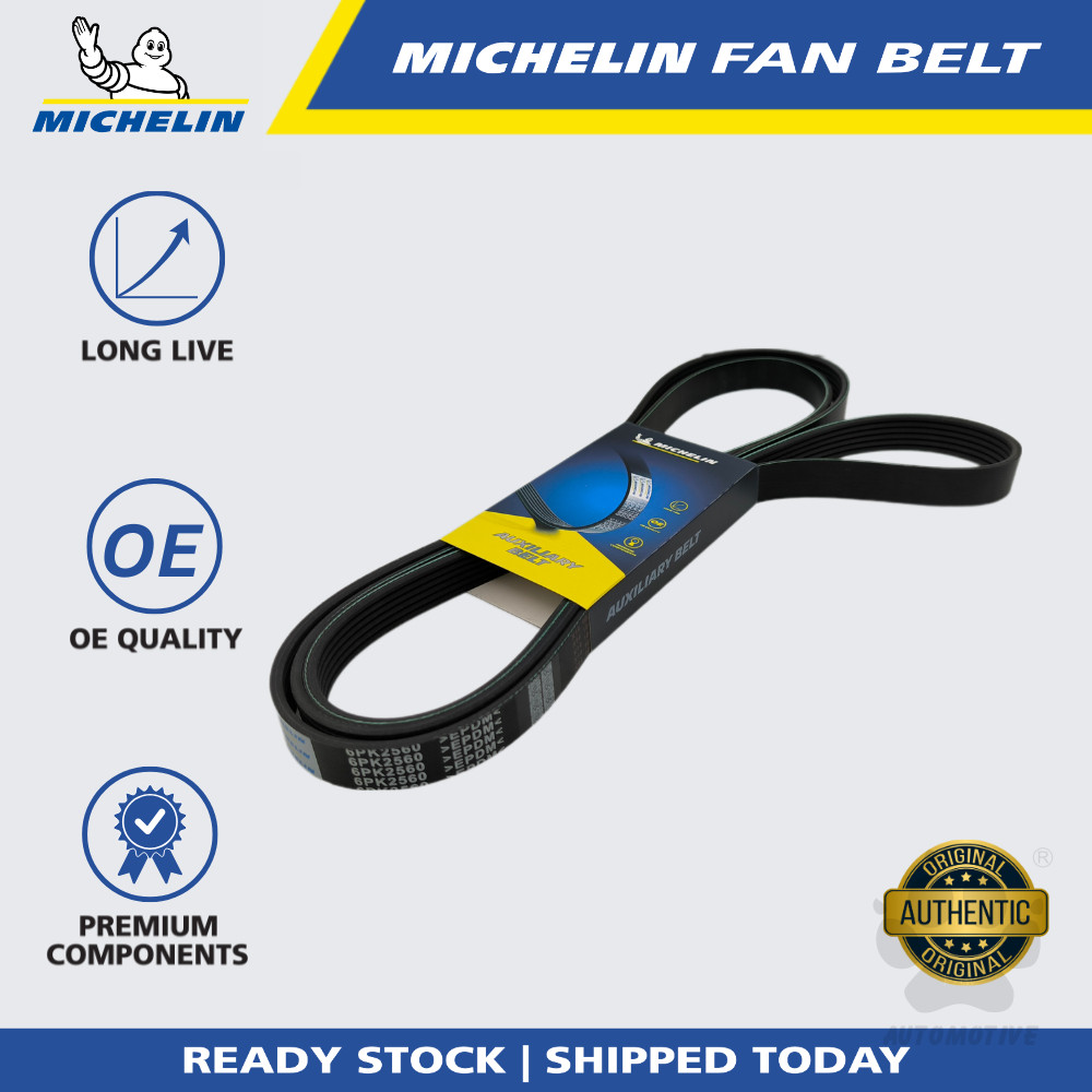 Second image of MICHELIN Proton Inspira 1.8 2.0, Mitsubishi ASX Lancer GT Evo X 10 CY4A Fan Belt (6PK2560)