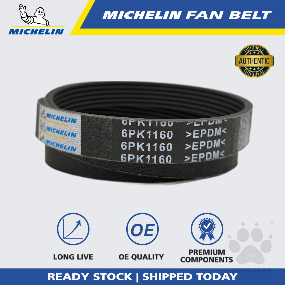 MICHELIN Perodua Bezza 1.3, Myvi Icon 1.5 Fan Belt (6PK1160 / 6PK1162)