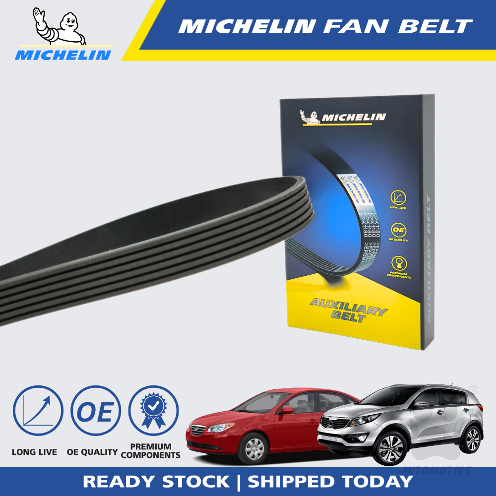 Second image of MICHELIN Mercedes E220 W124, Kia Forte 1.6, Sportage 2.0, Hyundai I30, Elantra Fan Belt (6PK2135)