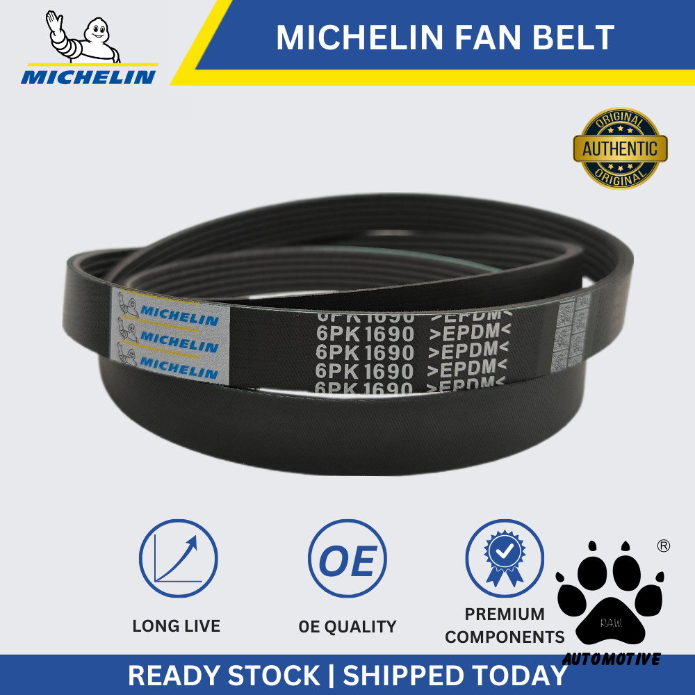 MICHELIN Renault R19, Toyota Supra, Wish, Audi A1 A3 A6 , Volkswagen Touran Fan Belt (6PK1690)