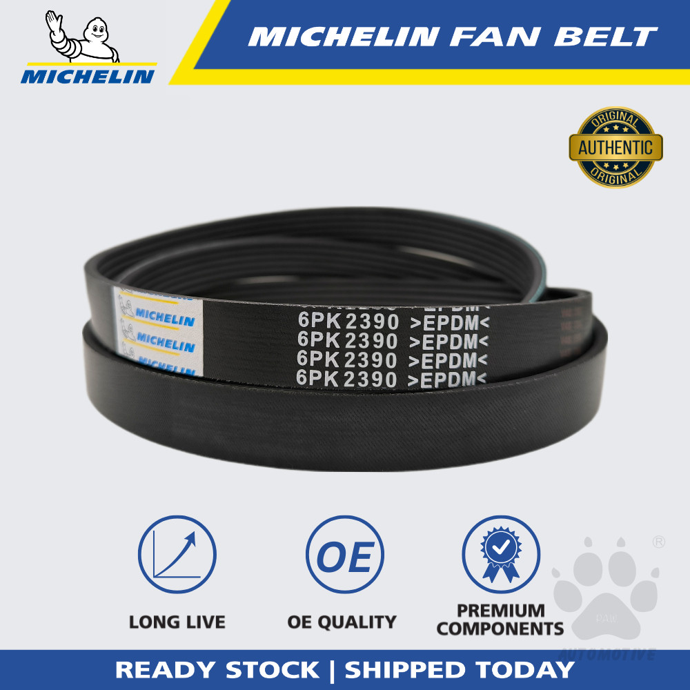 MICHELIN Mercedes-Benz S280, E240, E280 W210 V6 1997 Fan Belt (6PK2390)