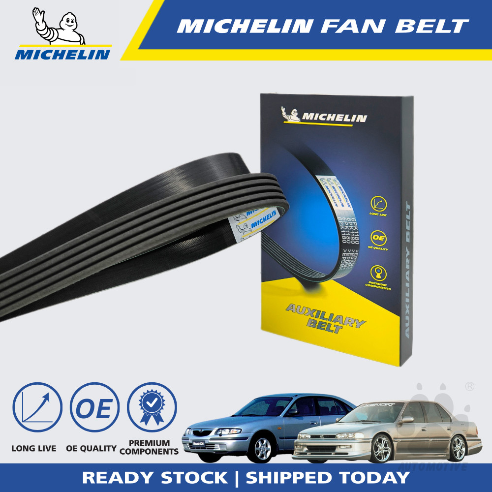 Second image of MICHELIN Mazda 626 1.8 2.0, Accord SM4 1.8, 2.0 A/C Fan Belt (5PK955)