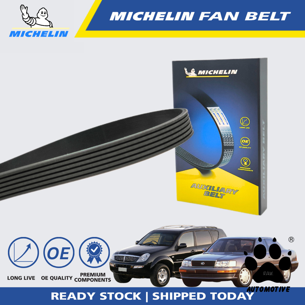 Second image of MICHELIN Ssangyong Rexton 270, Toyota Lexus LS400 V8, Mercedes 230E 260E (W124) Fan Belt (6PK2255)
