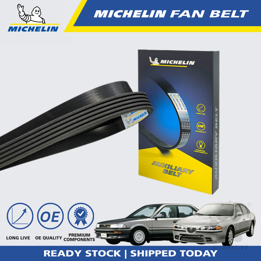 Second image of MICHELIN Proton Perdana, Toyota Harrier, Corolla EE90, Levin AE111, Ford Telstar Fan Belt (5PK1090)