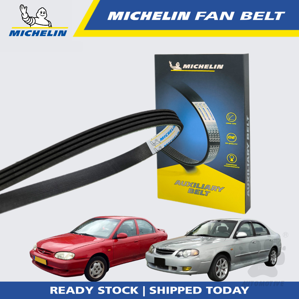 Second image of MICHELIN Kia Spectra 1.6, Sephia 1.5, Mitsubishi Delica L400 Fan Belt (4PK1045)