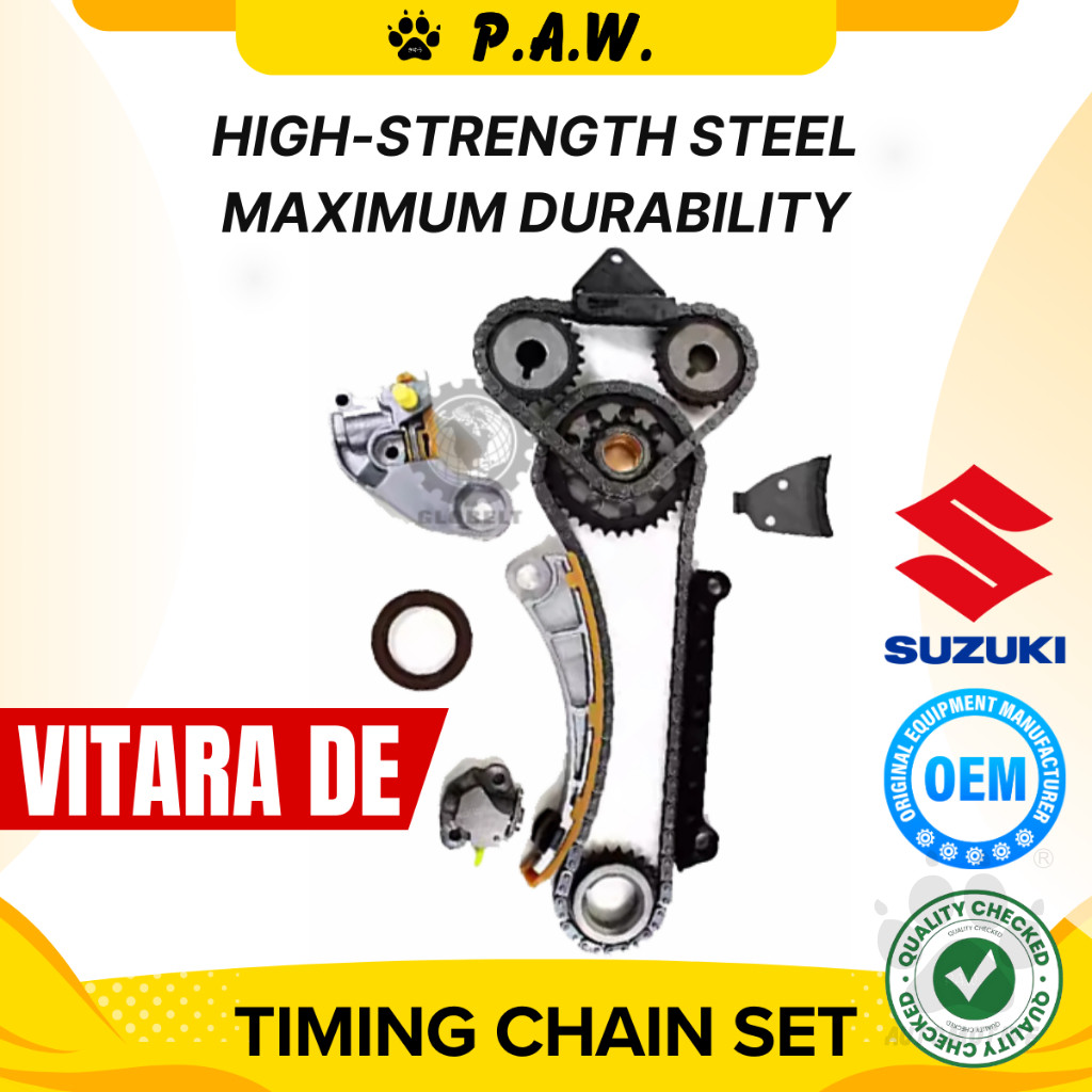 98S/56S Suzuki Vitara DE 16V 2.0, J18A J20A Chain (12/Set) Full Set(SZ101) GloBelt Timing Chain Set