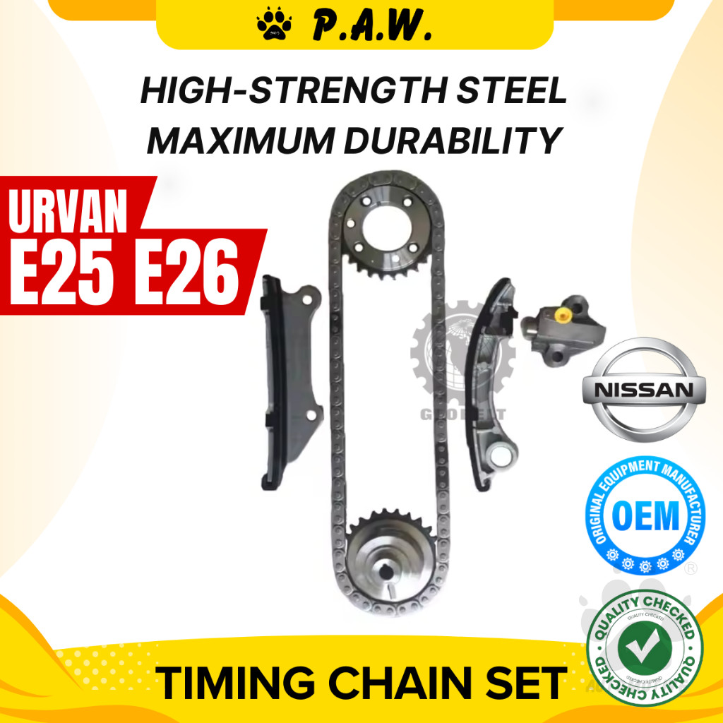 82S Nissan Urvan E25 E26, ZD30 Chain GloBelt Timing Chain Set