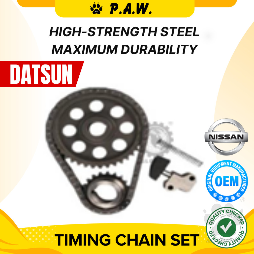 52D Nissan Datsun 520 620 720, J12 J13 J15 J16 Chain GloBelt Timing Chain Set