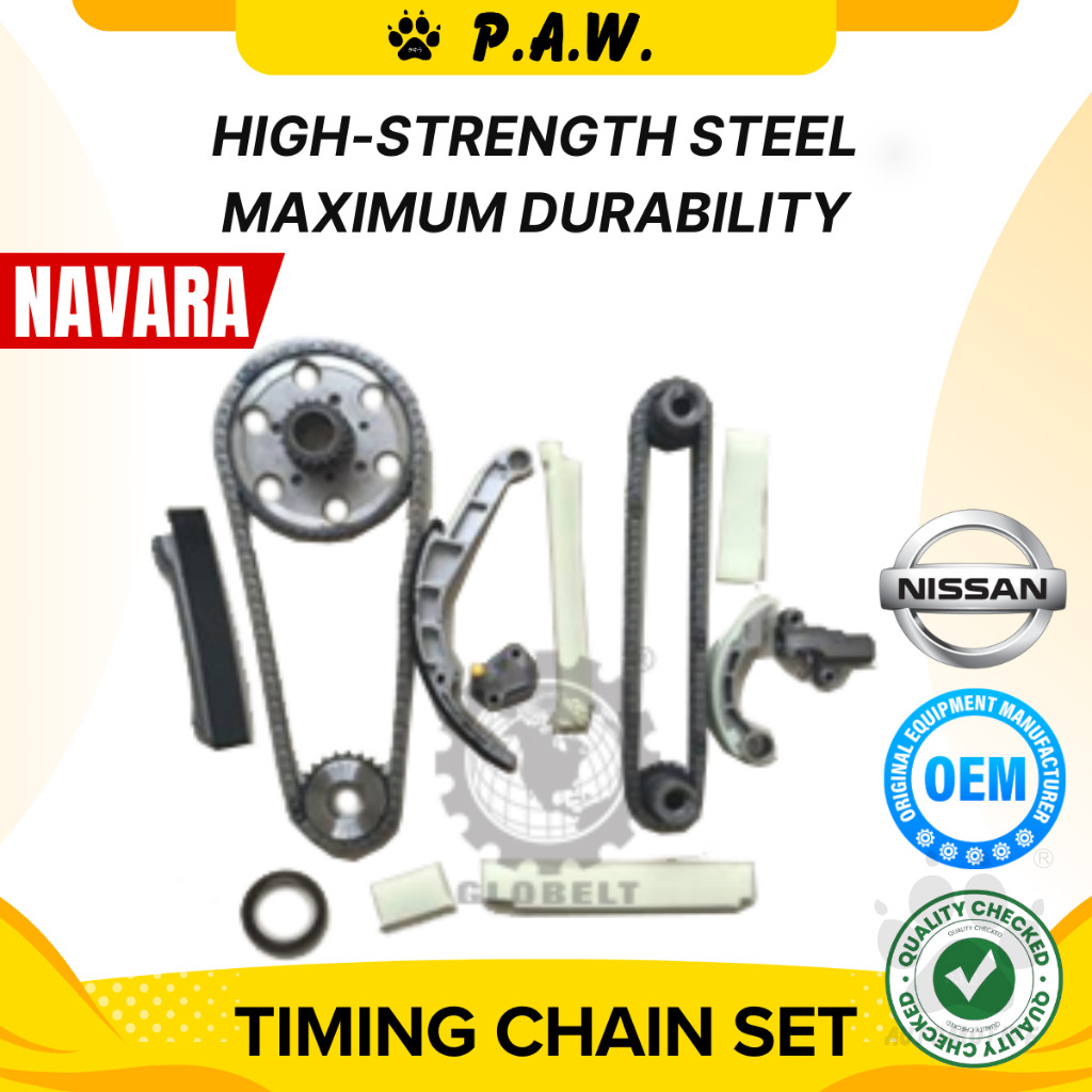 94S/92D Nissan Navara D40 2.5CC YD25DDT YD22 Z20S Chain (Lower Single Gear) GloBelt Timing Chain Set