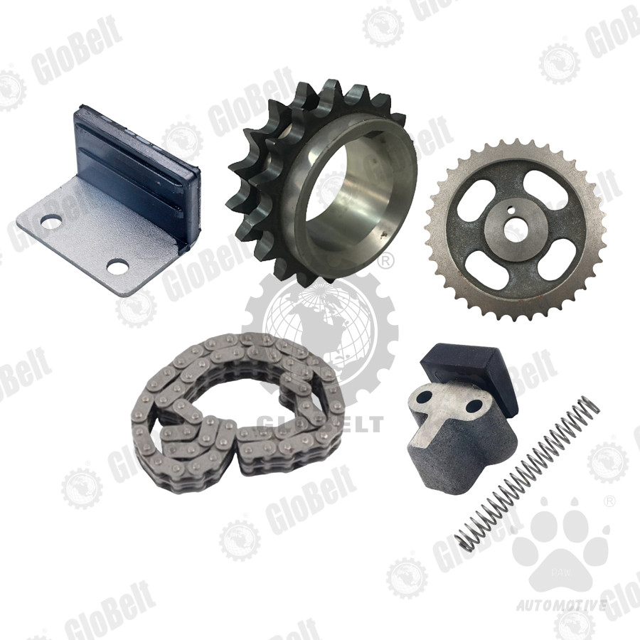 Second image of 56D KE20 KE30 KE70 DX; 3K 4K Toyota Unser (Double Layer) Chain (TY101/KA-07)GloBelt Timing Chain Set