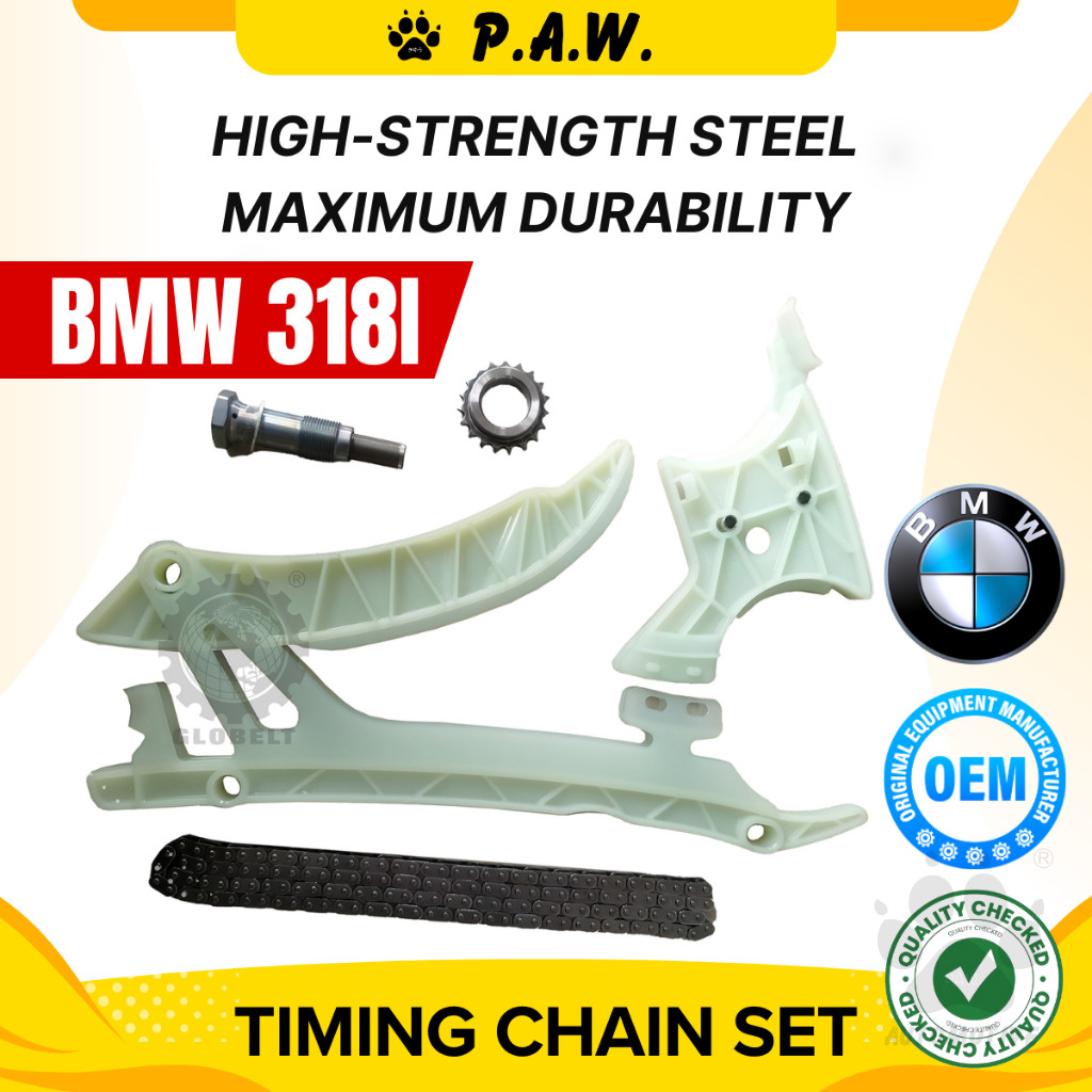 DS070131 BMW 318I 2.0 2001-2011, N46 N42 Chain (4/Set) GloBelt Timing Chain Set