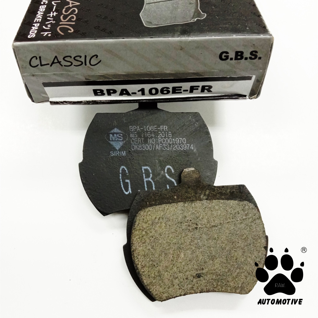 Second image of Austin Mini MK II 1100 1.1 Austin Mini MK II 1300 1.3 Mini Cooper 1.0 GBS Classic Front Brake Pad Brek Depan