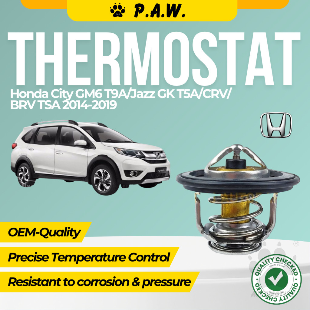 CITY GM6 T9A, JAZZ GK T5A, CRV BRV TSA 14-19' THERMOSTAT 78°C (ORING) *S*