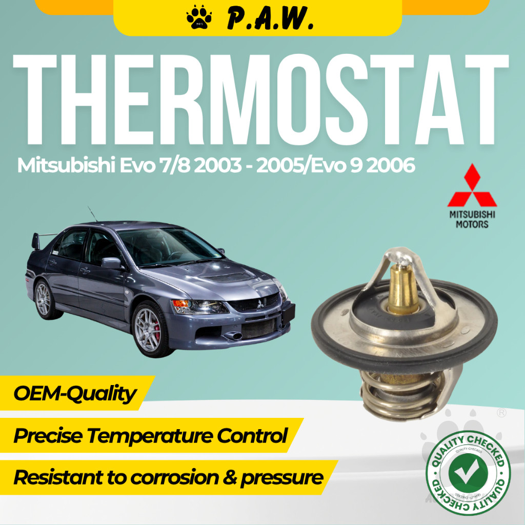 MITSUBISHI EVO 7/8 03-05', EVO 9 06' THERMOSTAT (ORING) 80'C / 82'C
