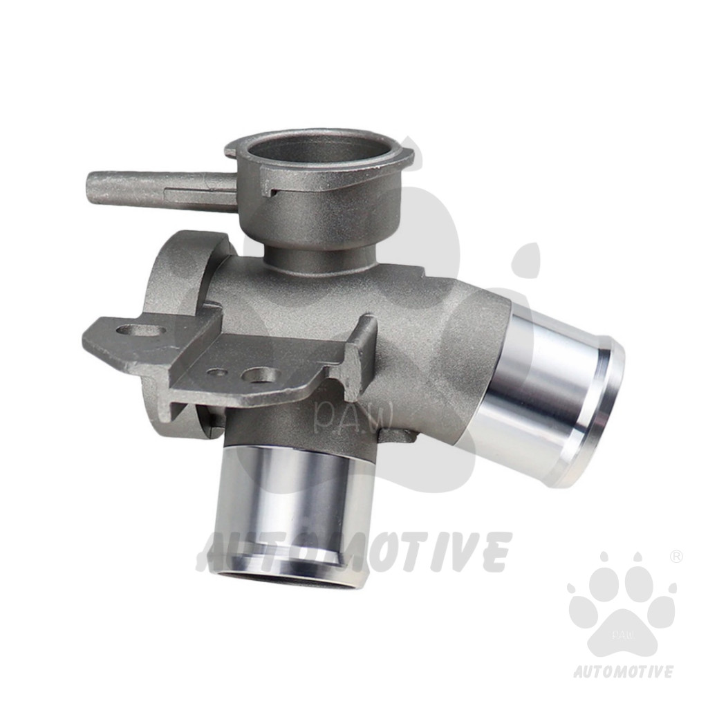 Second image of TEANA J32L 2.0 2.5 MURANO Z50 08-14' RADIATOR THERMOSTAT HOUSING (ALU SHORTER-TOP)