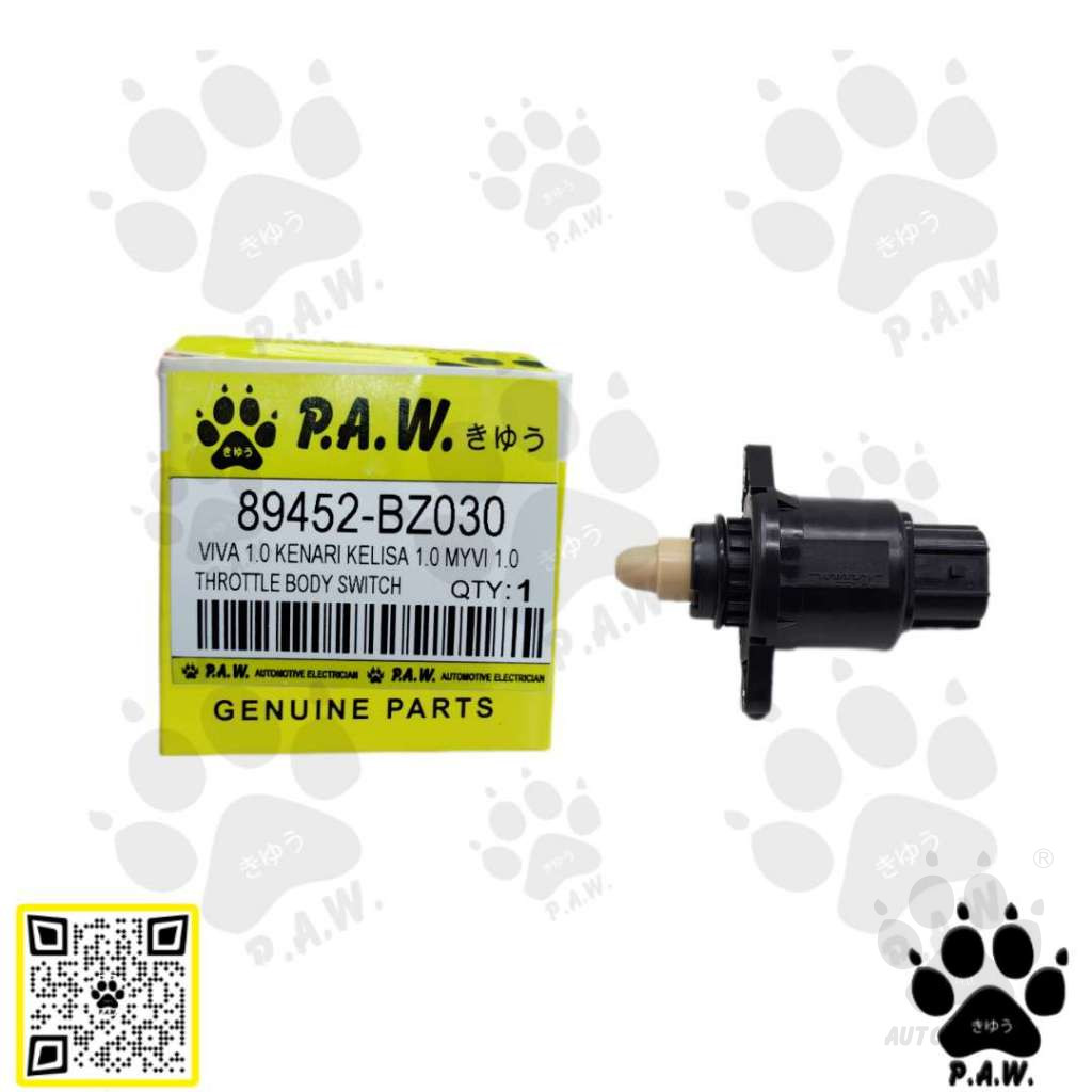 89690-BZ030 PAW Throttle Body Switch - Perodua Viva 1.0, Kenari, Kelisa 1.0, Myvi 1.0